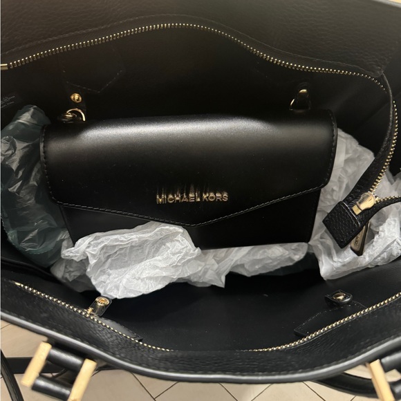 Michael Kors Lady Large Leather or PVC 3-in-1 Tote Crossbody Handbag Bag Purse - Picture 12 of 16